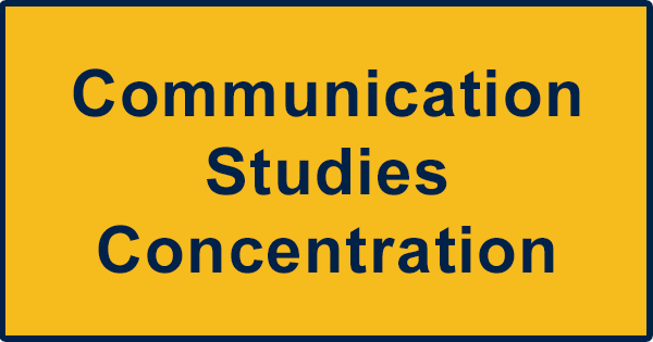 communication studies concentration