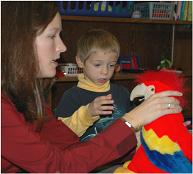 Counselor and Child