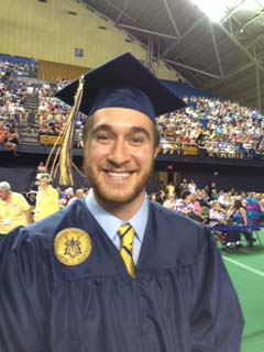 Austin Gardner at Spring 2015 Graduation