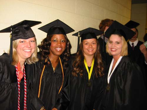 Health Sceinces Students at Spring Commencement, 2012