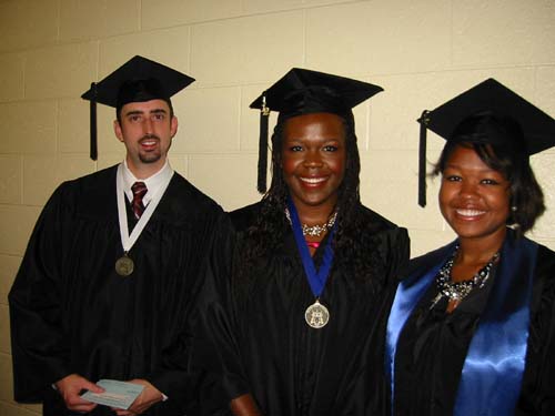 HSCI Students at commencement spring 2012