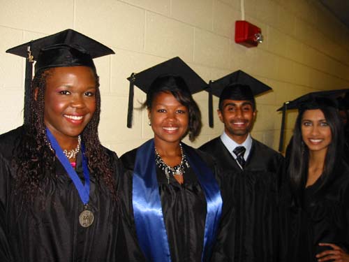 Health Sciences Students At Spring Commencement, 2012