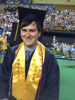 Jacob Morris at Spring 2015 Graduation
