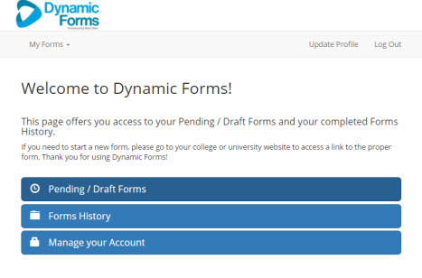 Dynamic Forms User View