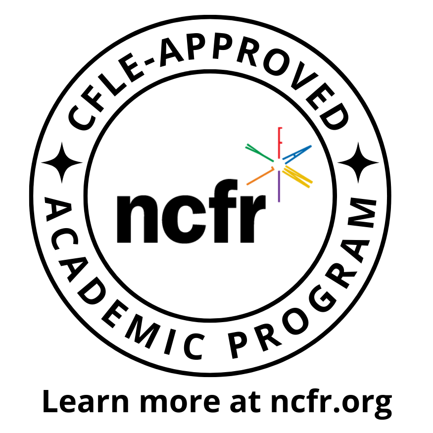 National Council on Family Relations - CFLE-Approved Academic Program graphic.