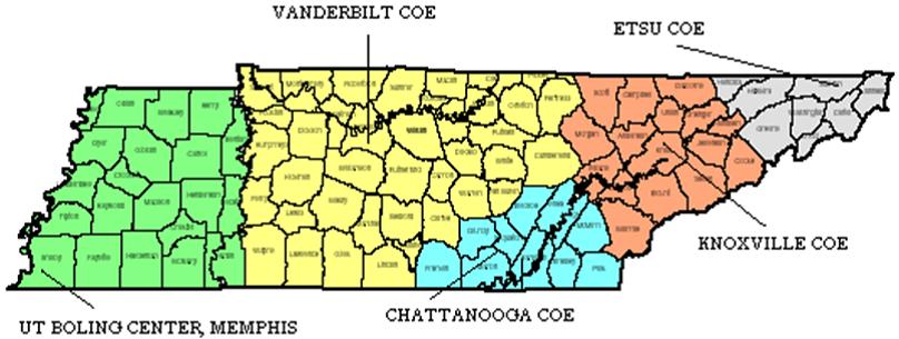 COE Statewide Map