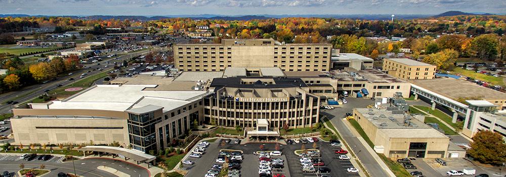 Johnson City Medical Center is a 445-bed hospital located near the Johnson City Family Medicine clinic