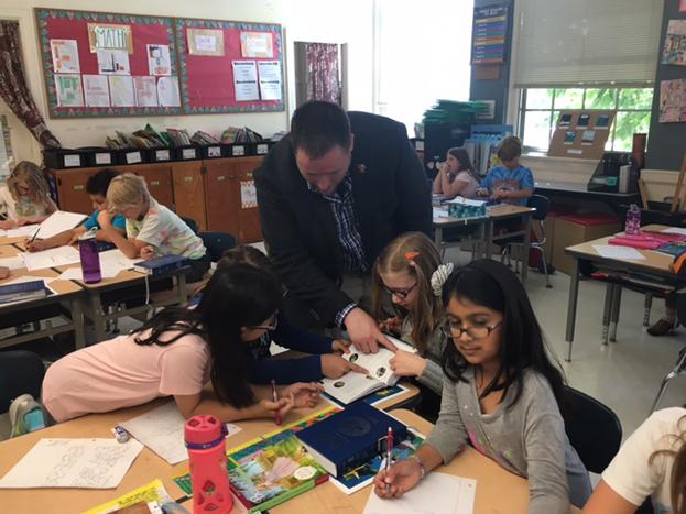 Representative Van Huss visit 2016-2017