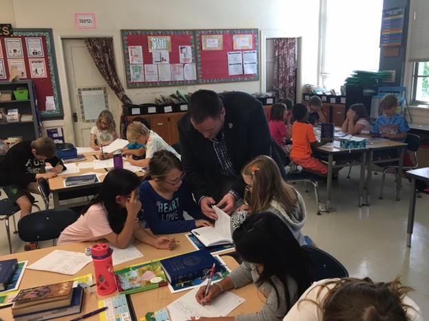 Representative Van Huss visit 2016-2017