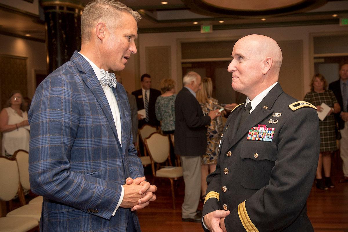 Military Science Hall of Fame ceremony, October 5, 2018 at Carnegie Hotel, Grand Soldiers Ballroom with Rodney Fogg