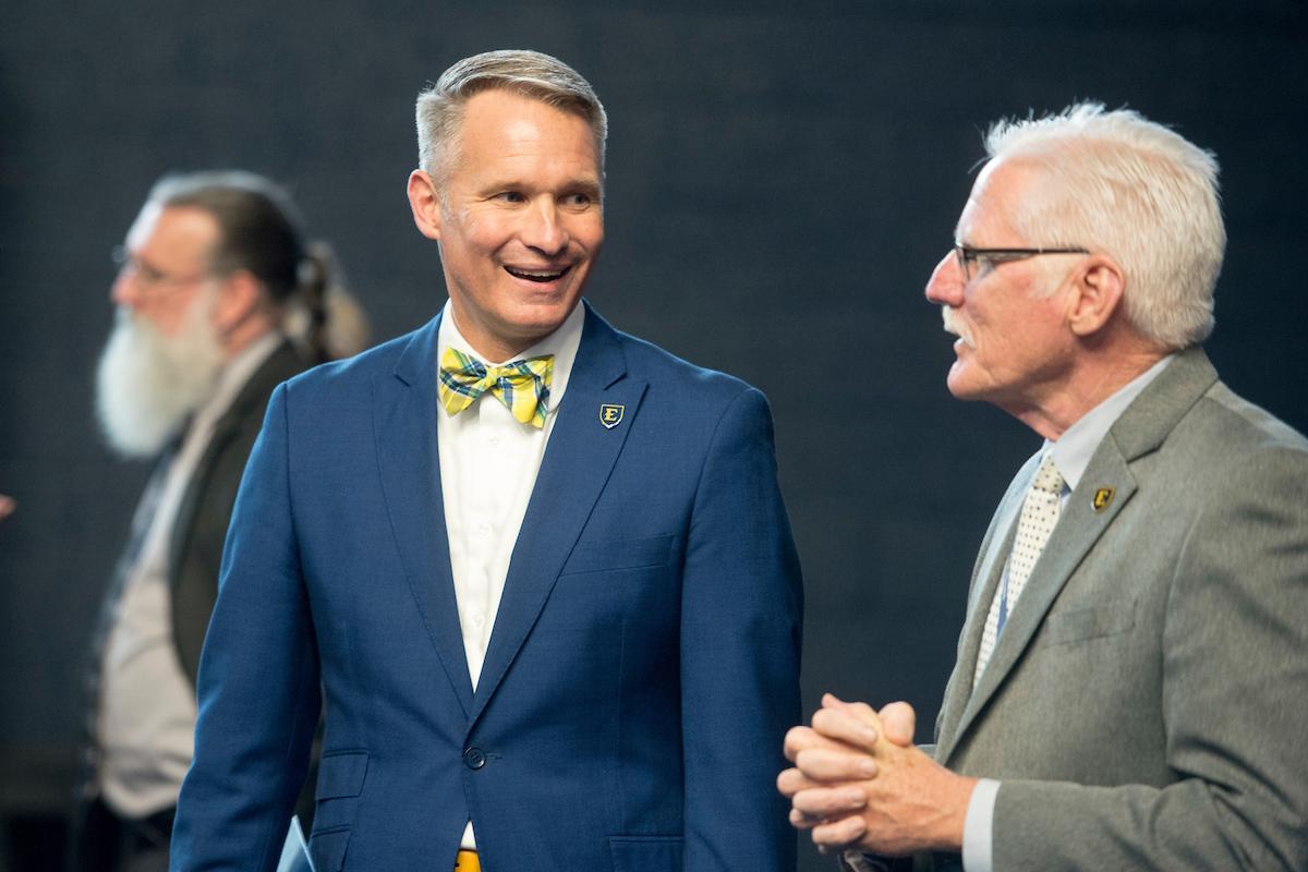 ETSU Health Launch Ceremony, April 24, 2019 with Randy Wykoff at Brooks Gym