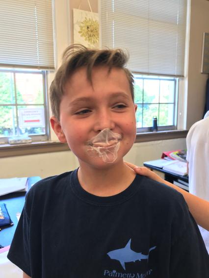 2019-2020 Seventh Grade Bubble Gum Lab