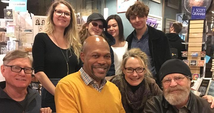 group of people pose for a photo