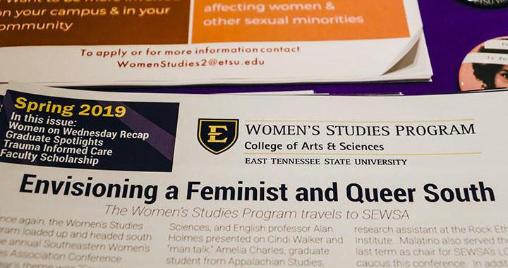 image of newsletter on table