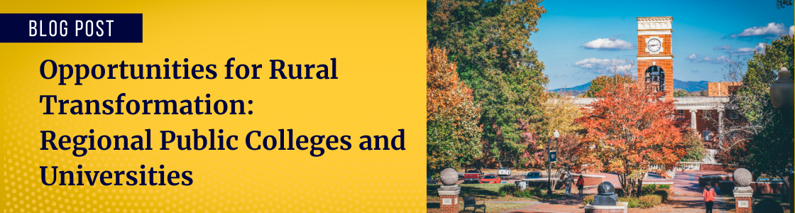 Opportunities for rural transformation: Regional public college and universities
