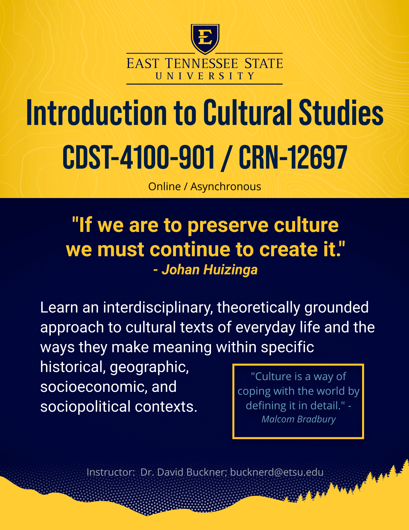 CDST 4100: Introduction to Cultural Studies