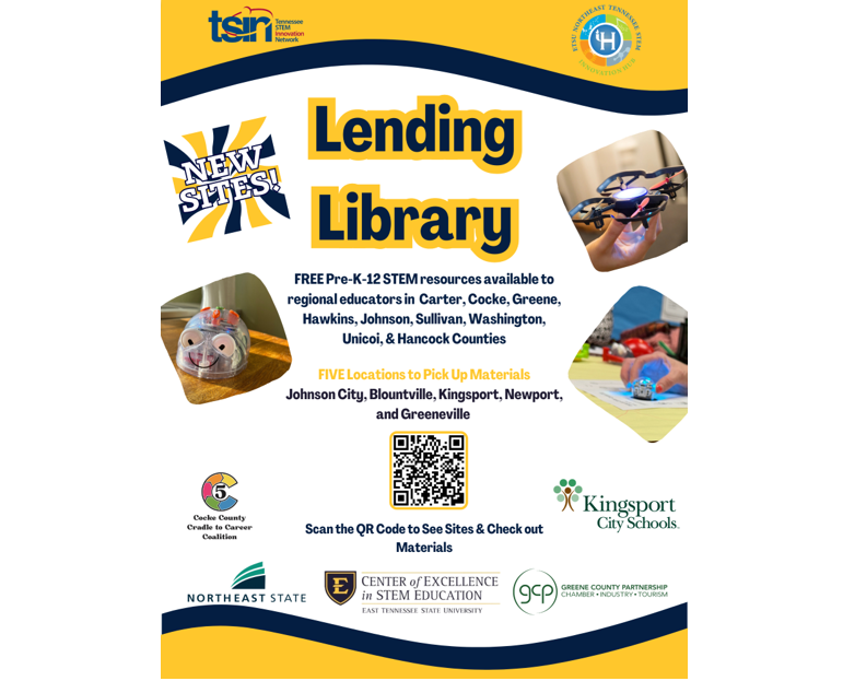 Visit our lending library website and get more information about our satellites!