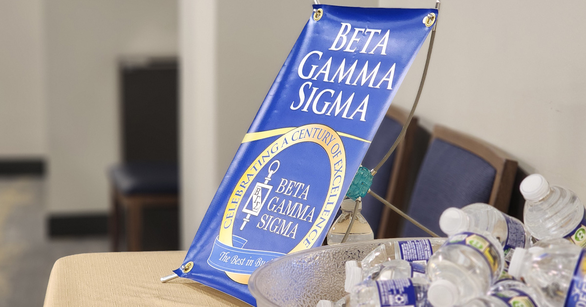 Beta Gamma Sigma Inductions