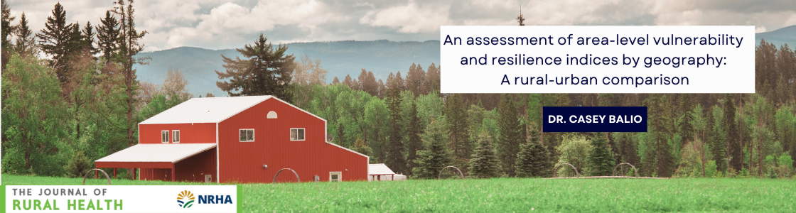 An assessment of area-level vulnerability and resilience indices by geography: A rural-urban comparison