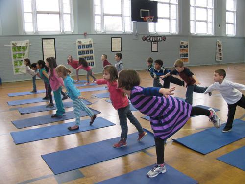 Ms Cradic's Class learning yoga - 12-2021