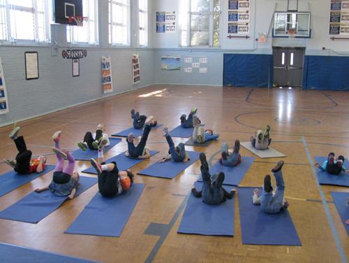Ms Cradic's Class learning yoga - 12-2021