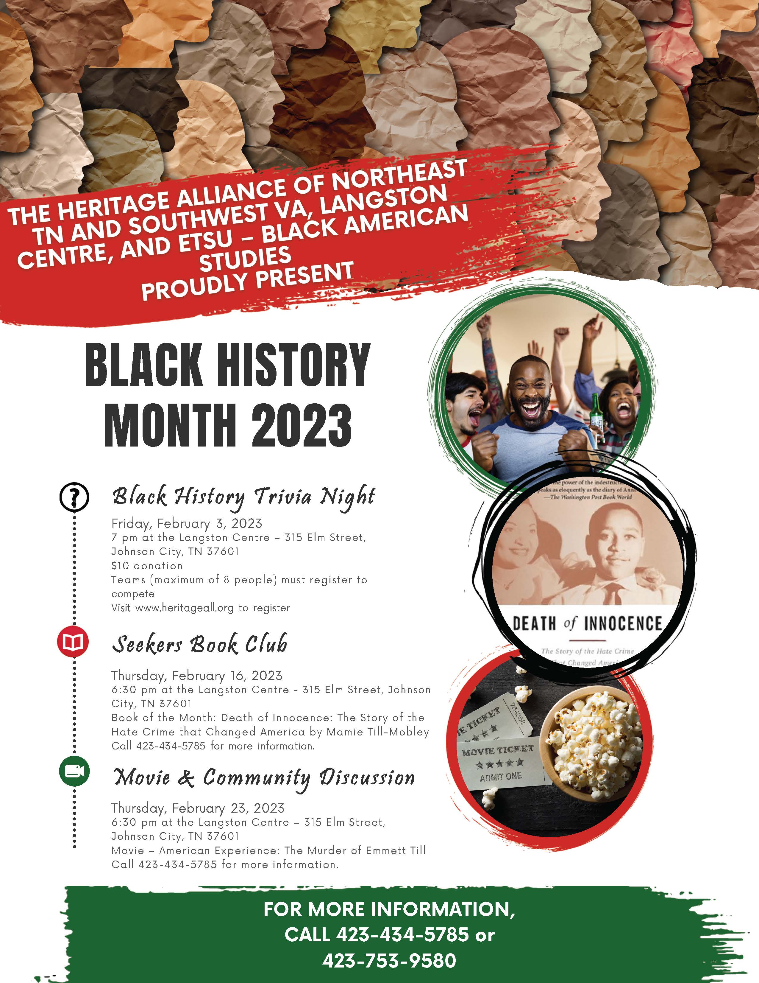 Langston Centre Black History Month Events