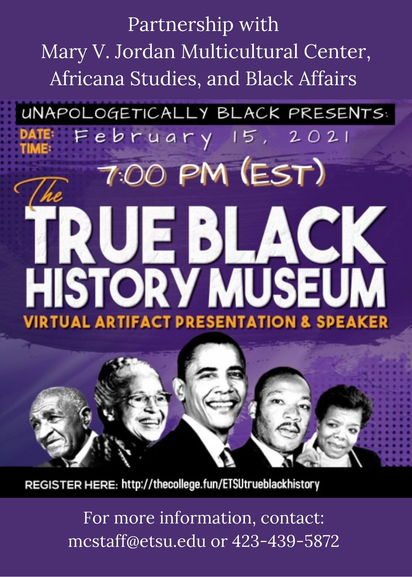 True Black History Museum Flyer
