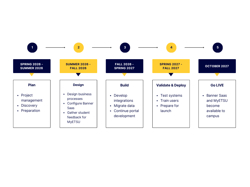 Banner SaaS Project Timeline