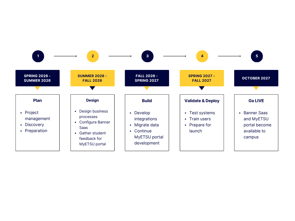 Banner SaaS Project Timeline