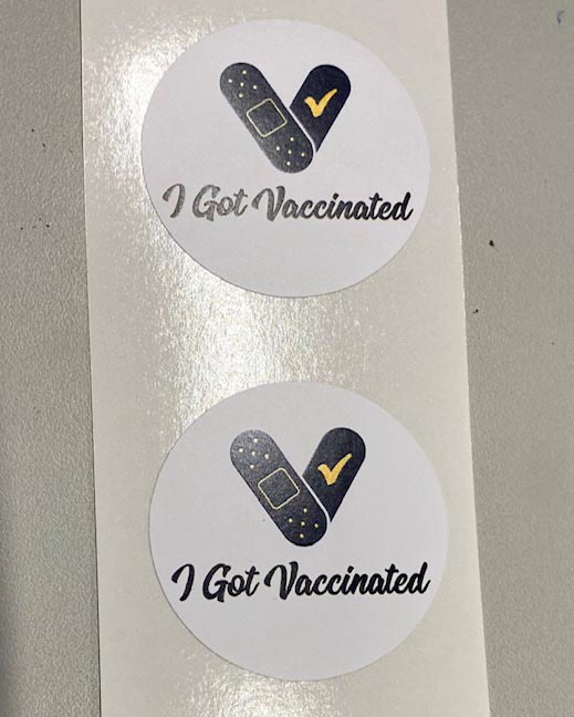 Vaccinated Decal