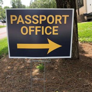 Passport Yard Sign