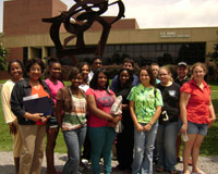 Dr. Dobbins with students