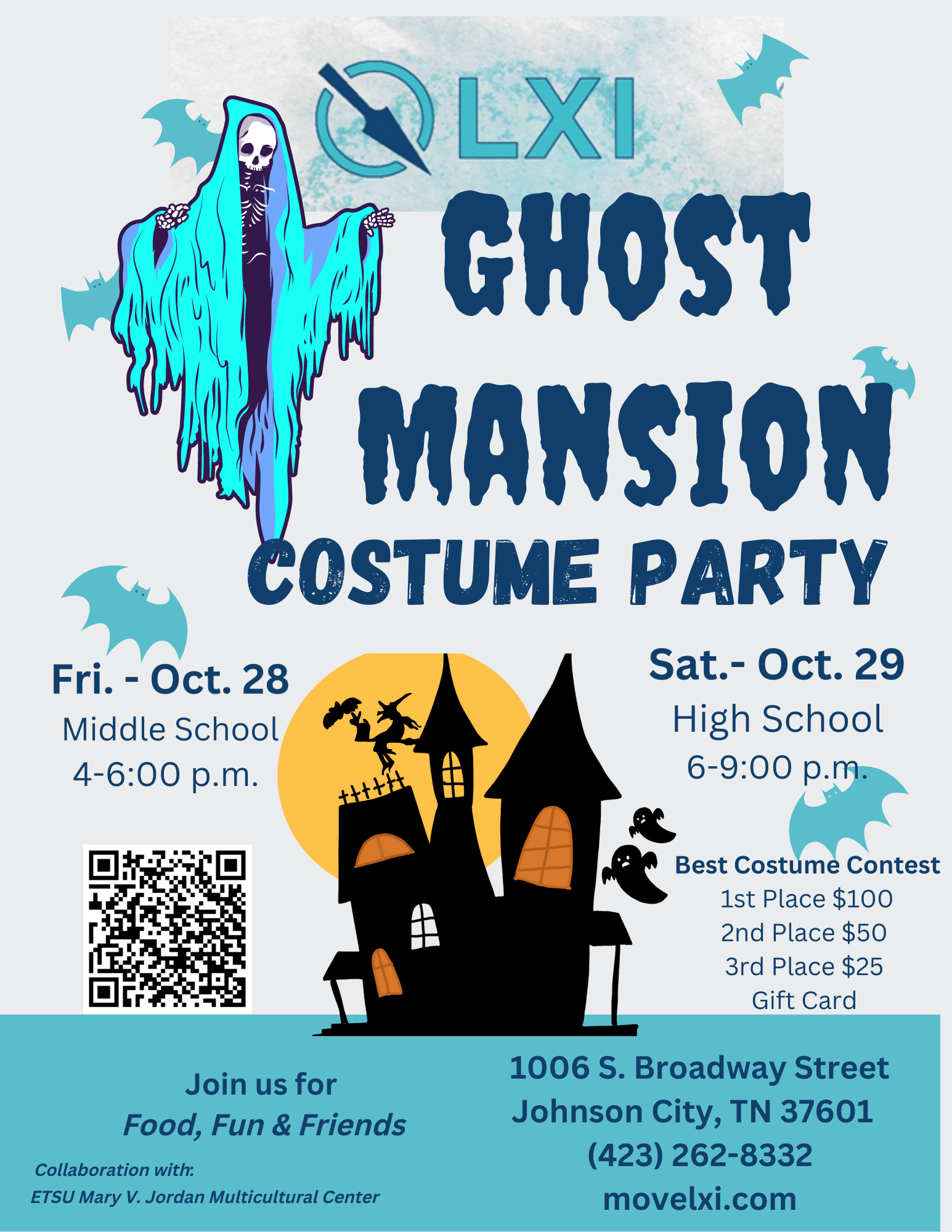 LXI and MCC Ghost Mansion Costume Contest