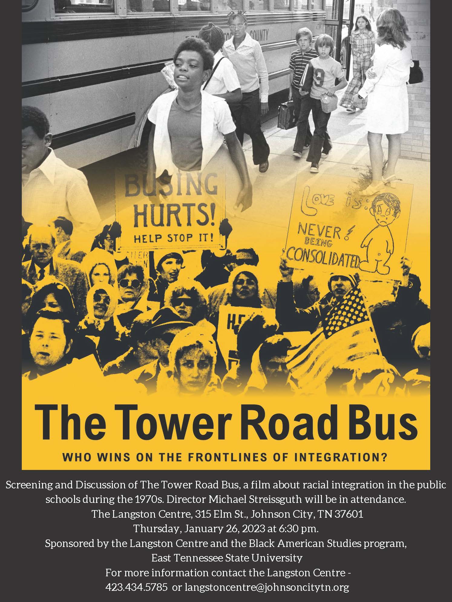 Tower Road Bus Poster