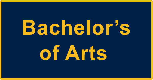 bachelor's of arts