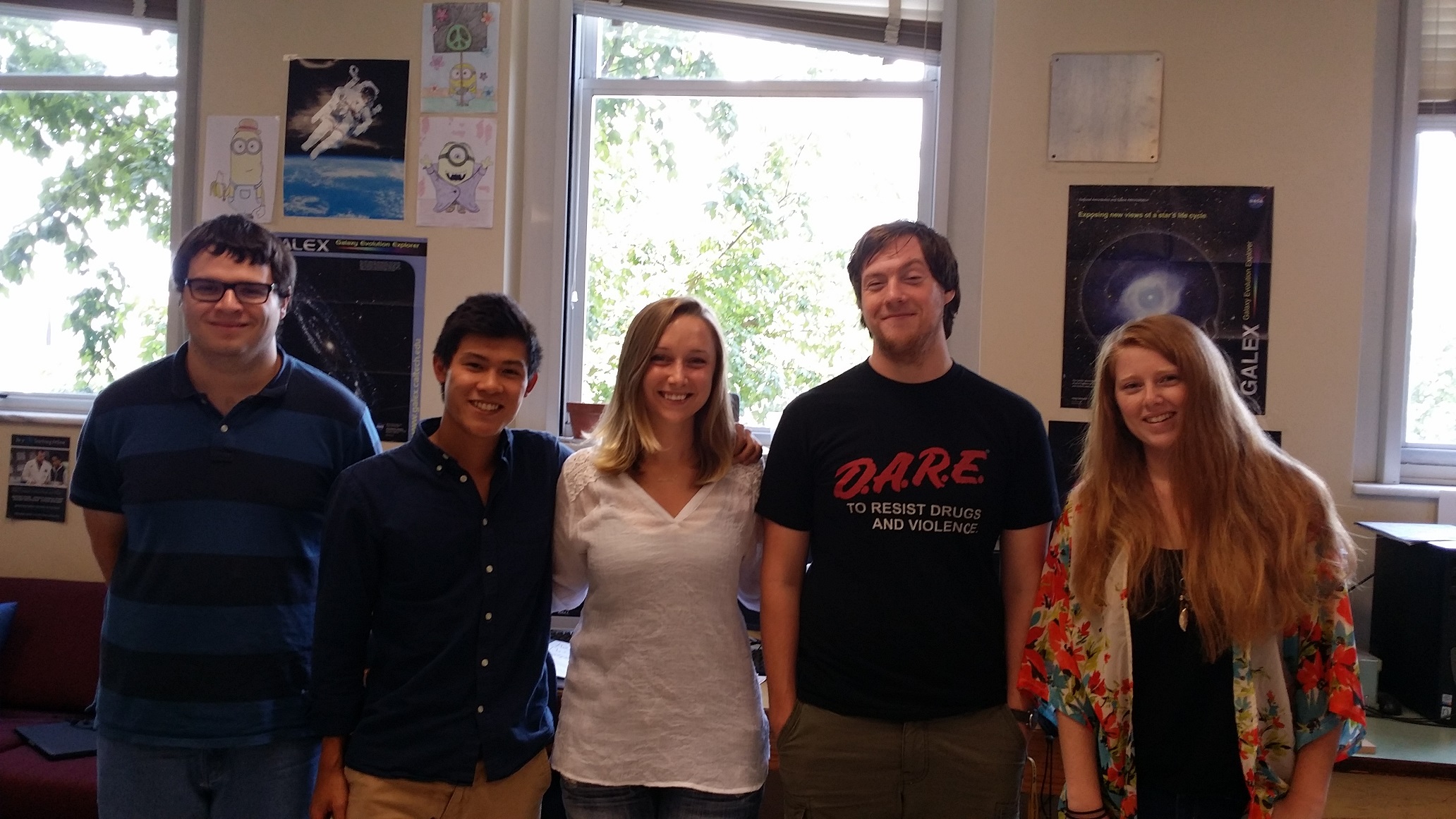 Photo for Physics majors are working in the Department this summer as research assistants