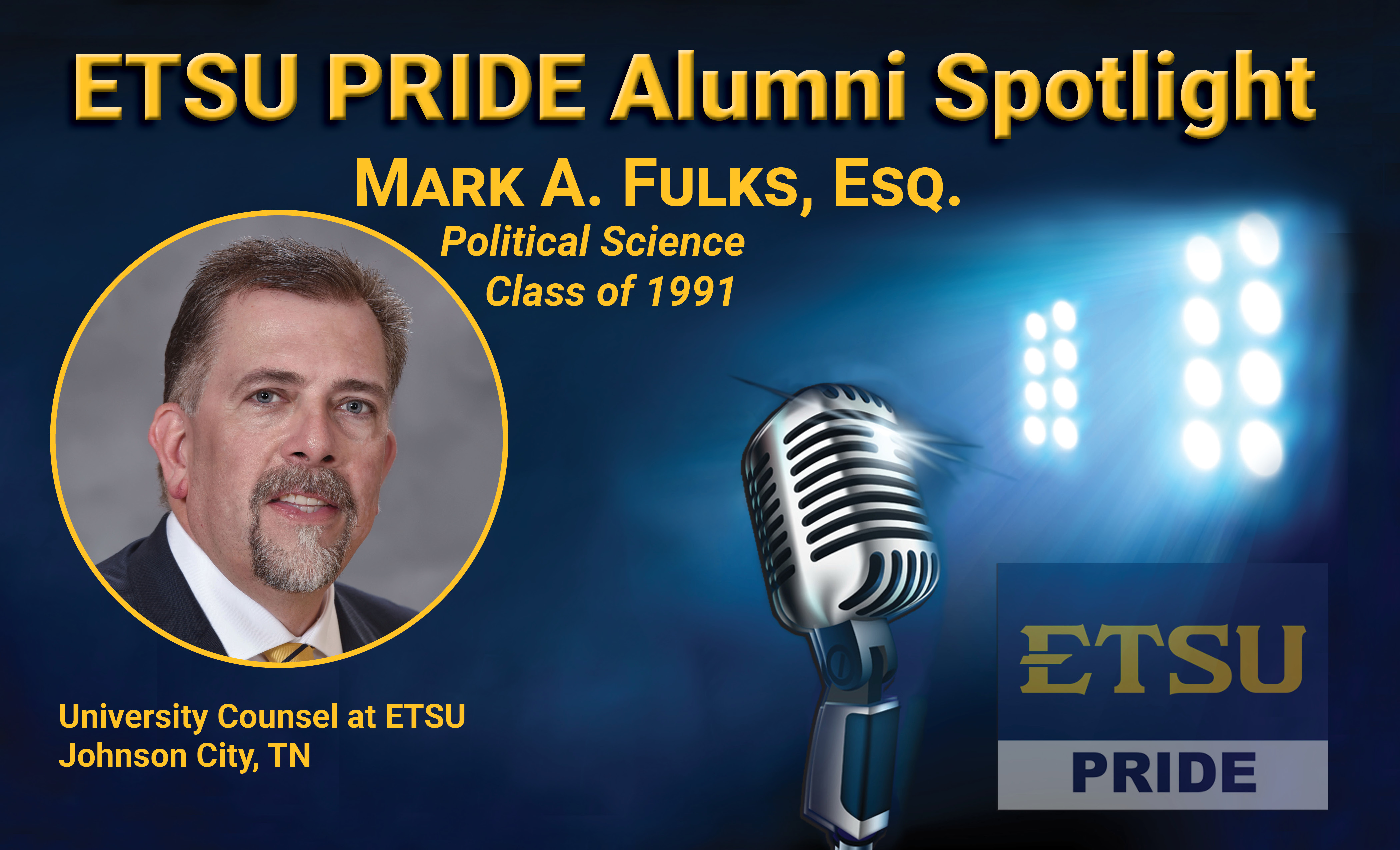 Photo for Mark A. Fulks, Undergraduate Alumni