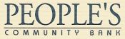 Peoples Community Bank logo