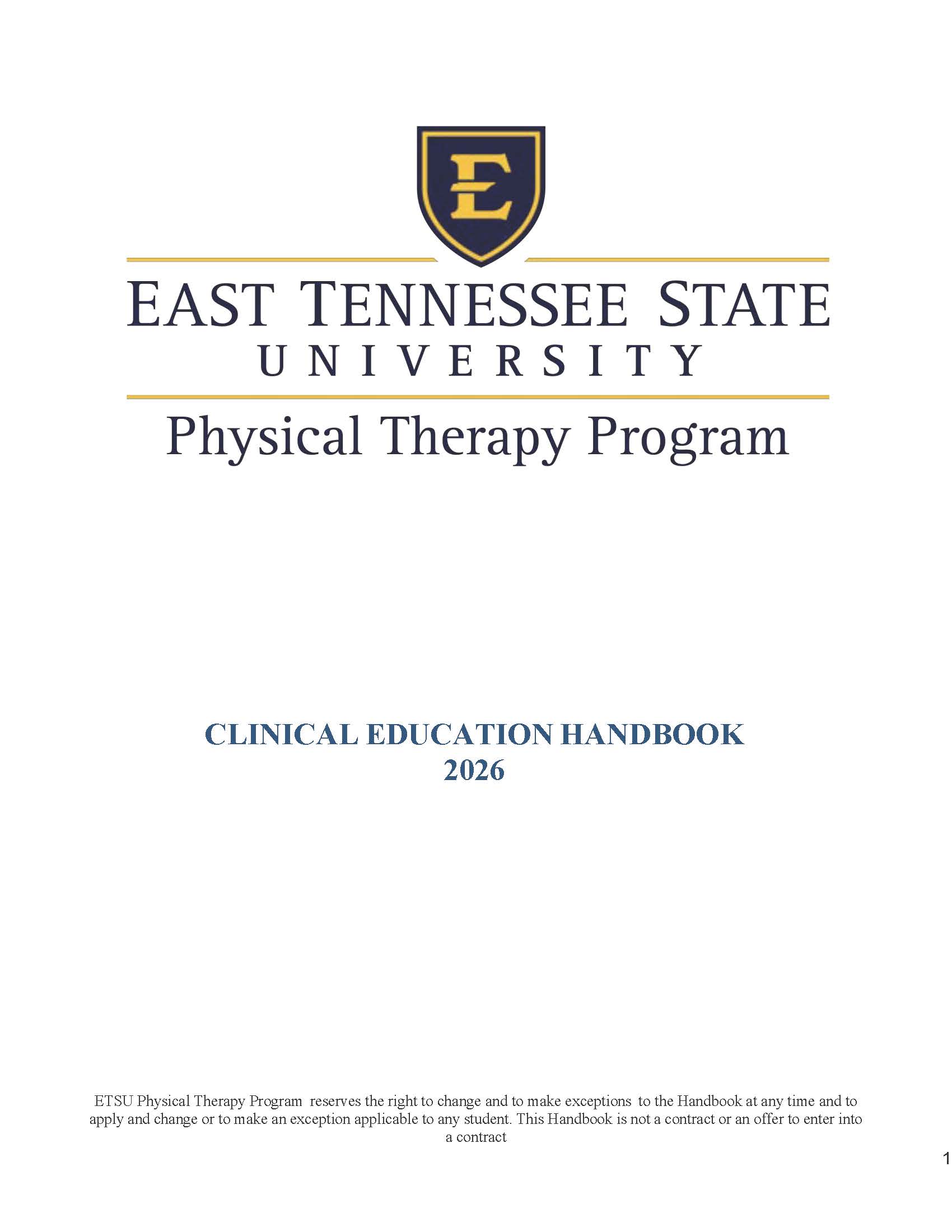 DPT Clinical Educational Handbook