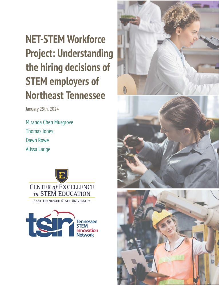 STEM workforce survey NE TN 2023 