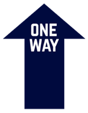 3M One-Way Arrow 8.5x11