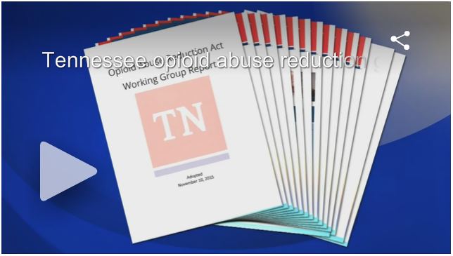 Tennessee opioid abuse reduction group recommends more state action