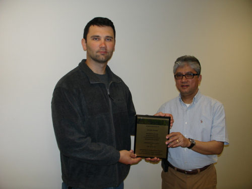 Alexander Slonopas and Dr. Chakraborty