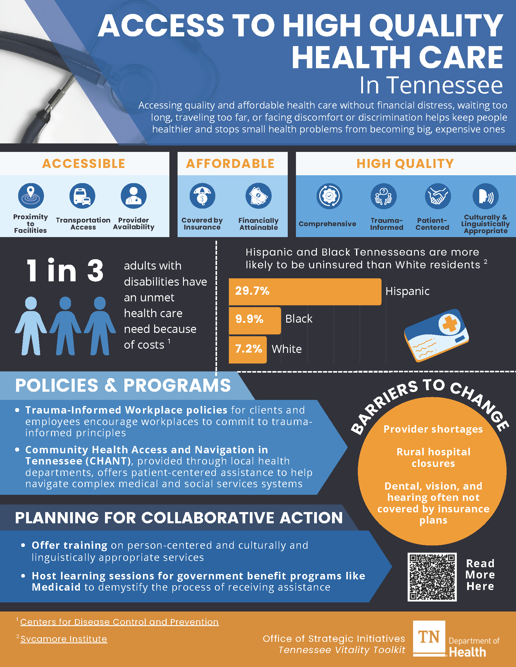 Health Care Access One Pager