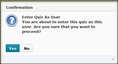 image of the confirmation popup displayed before entering a quiz as the student