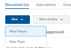 image of the new forum button