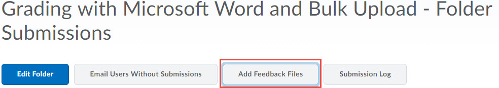 image of the add feedback files button
