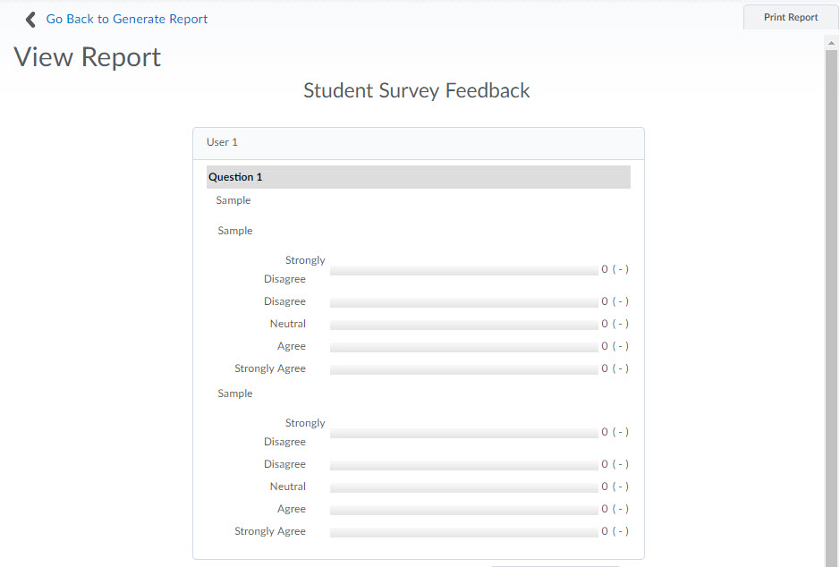 example of survey report