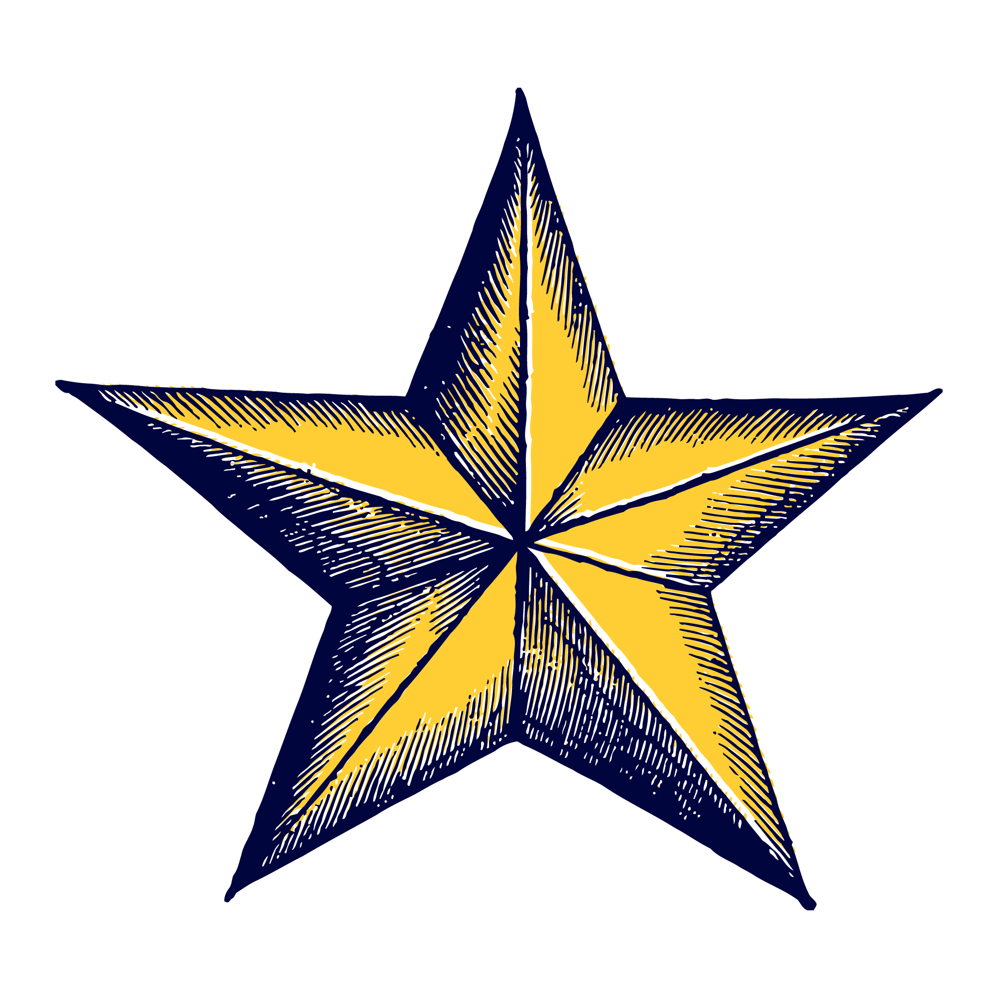a graphic illustration of a star