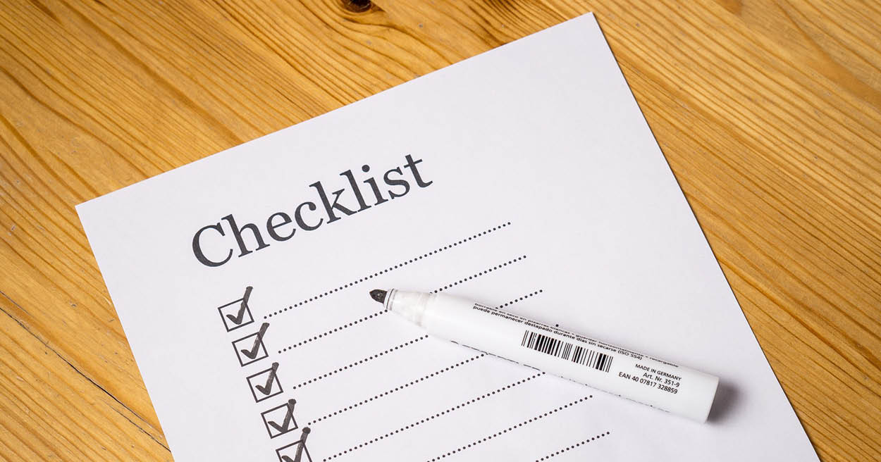 image for Checklist of Requirements